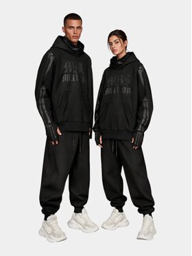 MADE BY SOCIETY MADE BY SOCIETY Spodnie materiałowe Frame Ground - P17999 Czarny Basic Fit