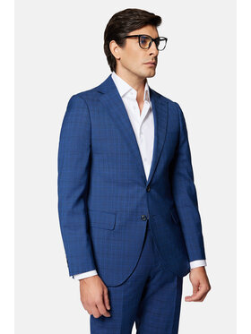 Lancerto Lancerto Garnitur Rennes GA073124000010 Granatowy Slim Fit