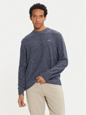 Lacoste Lacoste Sweter AH2920 Granatowy Regular Fit
