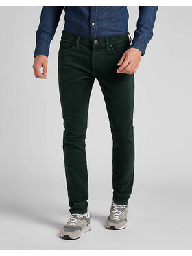 Lee Lee Jeansy LUKE Zielony Slim Fit