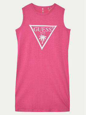 Guess Guess Každodenné šaty J4GK35JA914 Ružová Regular Fit