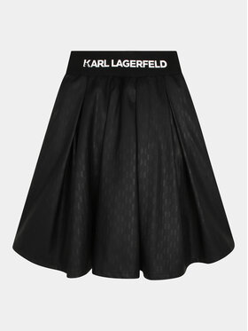 Karl Lagerfeld Kids Karl Lagerfeld Kids Spódnica Z13096 D Czarny Regular Fit
