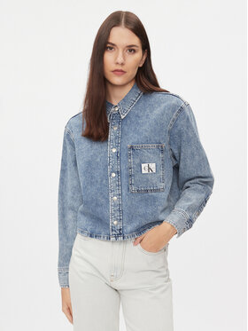 Calvin Klein Jeans Calvin Klein Jeans Джинсова сорочка Dad J20J222477 Голубий Relaxed Fit
