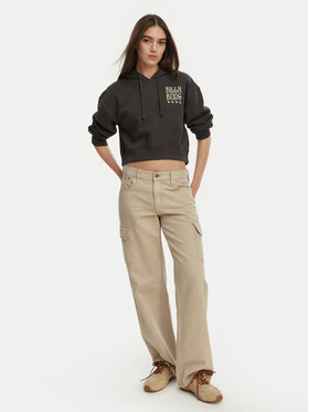 Billabong Billabong Džemperis Lost Mind EBJSF00183 Pilka Cropped Fit