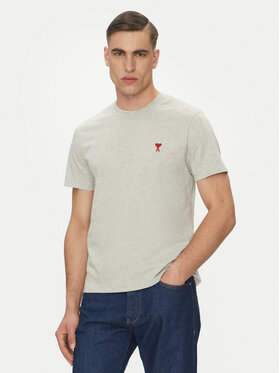 AMI PARIS AMI PARIS T-Shirt BFUTS035.724 Γκρι Regular Fit