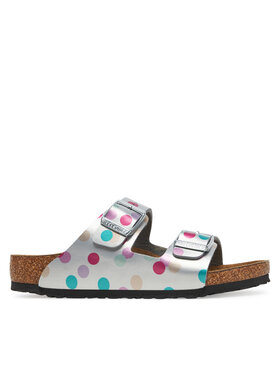 Birkenstock Birkenstock Ciabatte Arizona Kids 1029842 S Argento