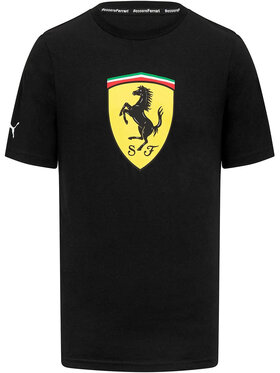 Puma Puma T-Shirt Scuderia Ferrari Czarny Regular Fit
