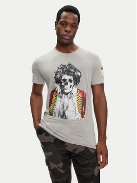 Brave Soul Brave Soul T-Shirt MTS-149CAPITOL Szary Regular Fit