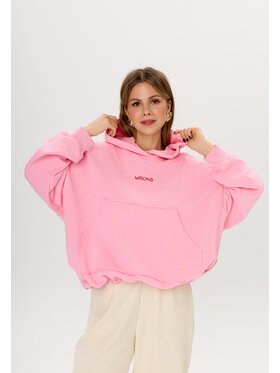 Mirons Mirons Bluza soft Różowy Oversize