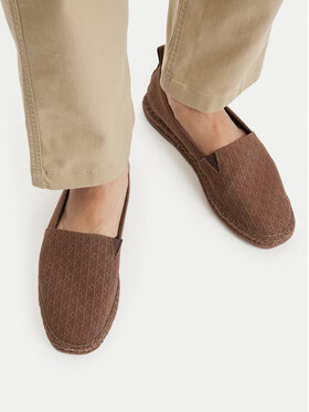 Calvin Klein Calvin Klein Espadrilles Espadrille Aop Cv HM0HM02231 Brūns