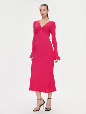 TWINSET TWINSET Rochie tricotată 241TP3050 Roz Regular Fit