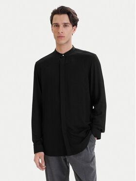HUGO HUGO Koszula Kaleb 50554719 Czarny Slim Fit