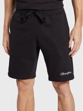 Champion Champion Športové kraťasy Small Embroidery Script 218295 Čierna Regular Fit
