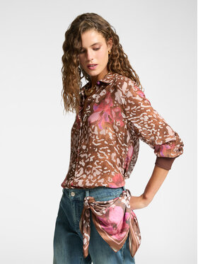 Elena Mirò Elena Mirò Camicia 5155P200217N041 Rosa Regular Fit