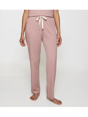 Triumph Triumph Spodnie piżamowe Mix & Match Trousers Jersey X 02 Różowy Loose Fit