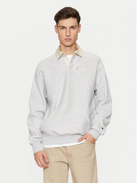 Champion Champion Majica dugih rukava 220708 Siva Relaxed Fit