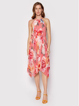 Rinascimento Rinascimento Sukienka letnia CFC0109410003 Różowy Regular Fit