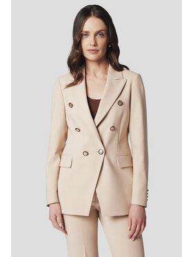 Lancerto Lancerto Marynarka Canes MA073125000008 Beżowy Slim Fit