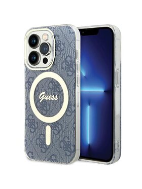 Guess Guess Etui na telefon Apple iPhone 15 Pro Max Niebieski