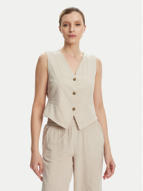Vero Moda Vero Moda Öltönymellény Caia 10333795 Bézs Regular Fit