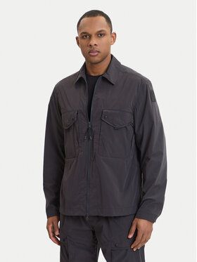 Parajumpers Parajumpers Marškinių švarkas Elgin 26SMPMOSTU02 Pilka Regular Fit