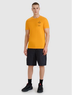 4F 4F T-Shirt 4FRSS25TTSHM2688-70S Pomarańczowy Regular Fit