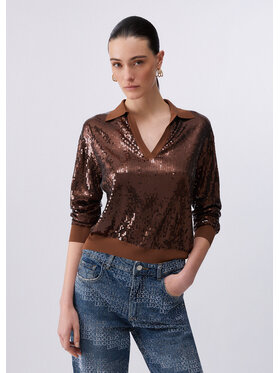 Liu Jo Liu Jo Sweter WA6218MA68RL9052 Brązowy Regular Fit