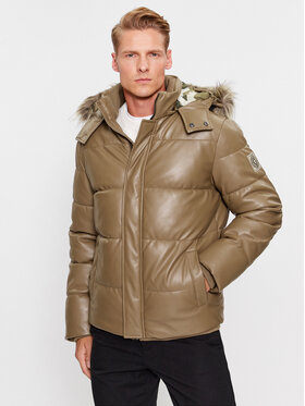 Guess Guess Зимова куртка M3BL23 WFOZ0 Хакі Regular Fit