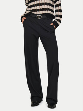 ONLY ONLY Spodnie materiałowe Poptrash 15341829 Czarny Straight Fit