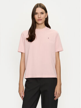 Tommy Hilfiger Tommy Hilfiger T-Shirt Modern Flag WW0WW43597 Rosa Relaxed Fit
