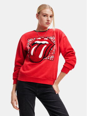 Desigual Desigual Sweatshirt 23WWSK30 Rot Regular Fit
