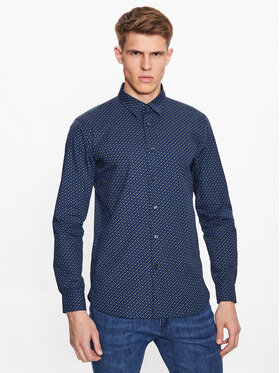 Boss Boss Košeľa 50488041 Modrá Slim Fit