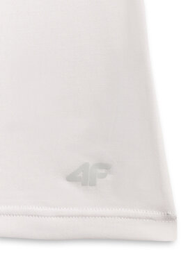4F 4F T-Shirt COMMERCIAL 4 Λευκό Loose Fit