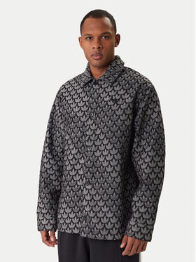 adidas adidas džínová košile Monogram KC6379 Šedá Loose Fit