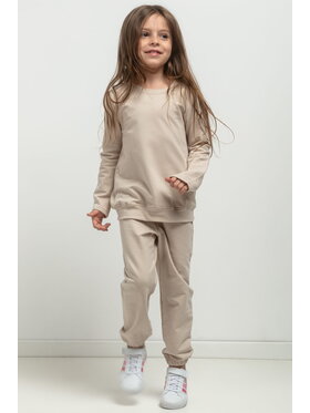 Tessita Tessita Spodnie dresowe SPODNIE MMD38_3_110 Beżowy Relaxed Fit