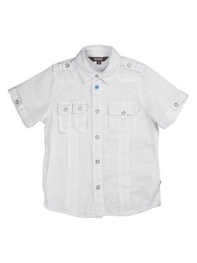 Kanz Kanz Koszula 1434483-1000 Biały Basic Fit