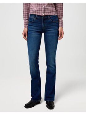 Wrangler Wrangler Jeansy BOOTCUT Niebieski Wide Leg