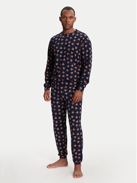 United Colors Of Benetton United Colors Of Benetton Pidžaama 38DK4P02L Tumesinine Regular Fit