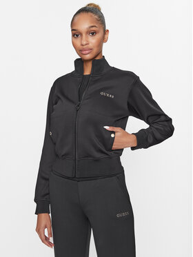 Guess Guess Majica dugih rukava V3BQ09 KB212 Crna Regular Fit