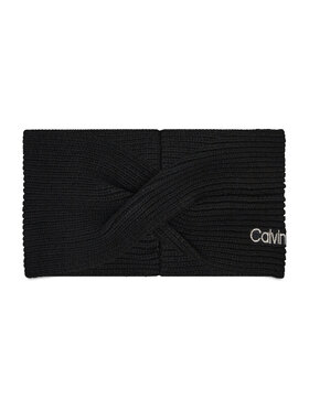 Calvin Klein Calvin Klein Textilní čelenka Essential Knit Headband K60K608656 Černá