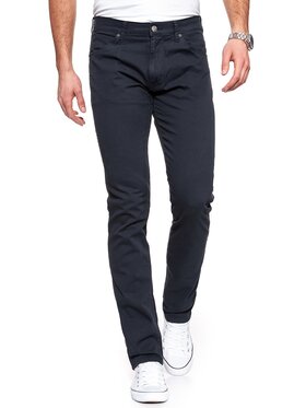 Wrangler Wrangler Spodnie materiałowe LARSTON Niebieski Slim Fit