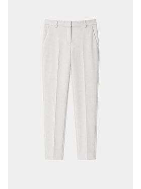 PINKO PINKO Spodnie materiałowe Bello Biały Regular Fit