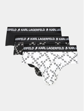KARL LAGERFELD KARL LAGERFELD Lot de 3 slips Logo Monogram Brief Set(3Pack) 225M2102 Noir