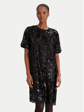 DKNY DKNY Koktejlové šaty DD54AN74 Čierna Regular Fit