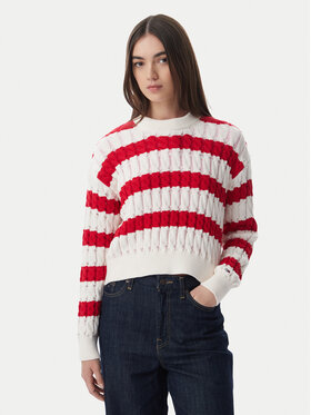 Tommy Jeans Tommy Jeans Пуловер DW0DW22926 Червен Loose Fit