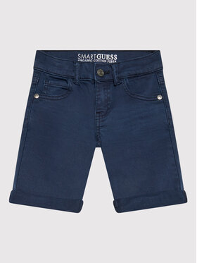 Guess Guess Pantaloncini di jeans N1RD03 WE620 Blu scuro Regular Fit