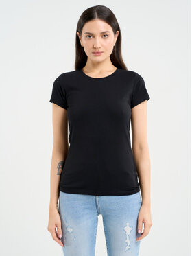 BIG STAR BIG STAR T-Shirt CLASSACA_906_150 Czarny Slim Fit
