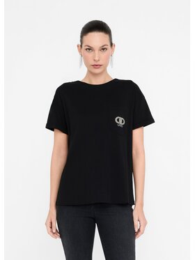 Liu Jo Liu Jo T-shirt UF5257JS904M9786 Nero Regular Fit