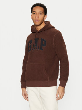 Gap Gap Bluza 498353-01 Brązowy Regular Fit