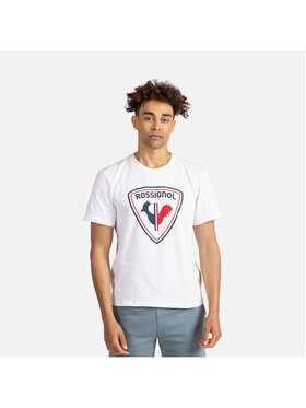 Rossignol Rossignol T-Shirt Cliffside Tee Biały Regular Fit